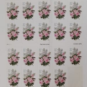 2004 Garden Bouquet Stamps – Lot of 19/20 – 37¢ MNH, Wedding Series, Scott #3836